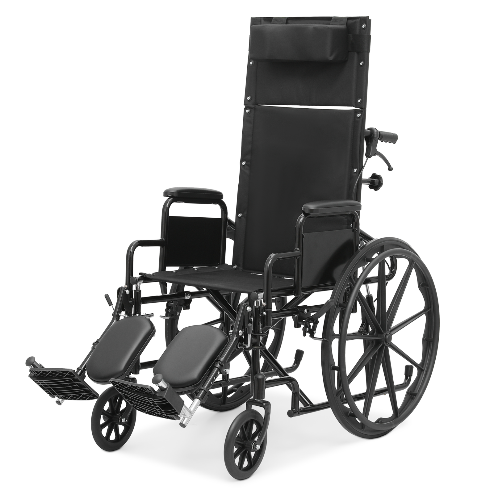 Magshion *FDA APPROVED* Recliner Folding Wheelchair with Detachable
