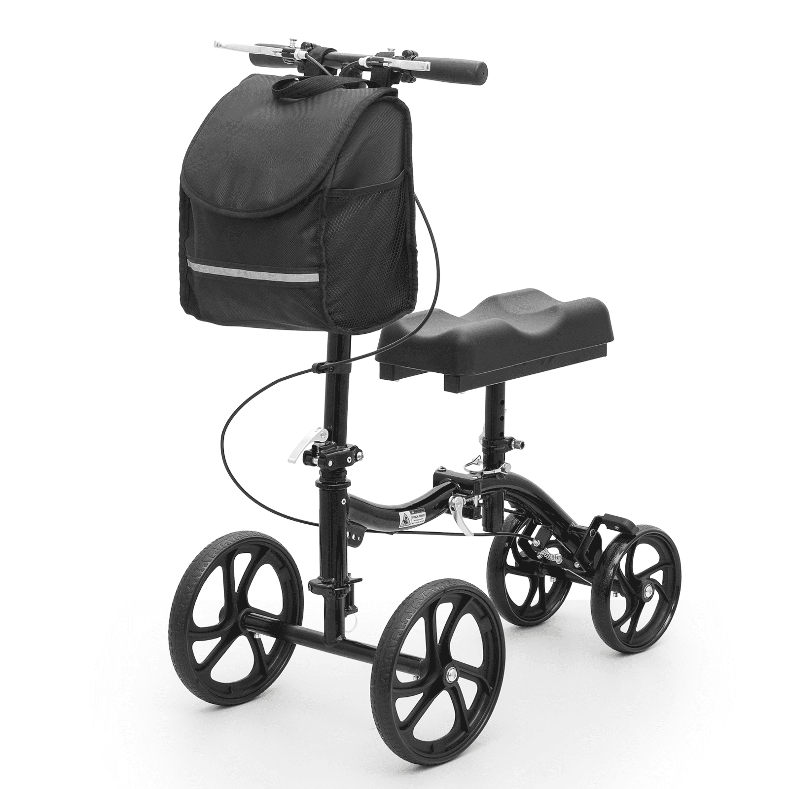 Magshion Portable Knee Scooter with Wheels, Adjustable Height & Dual