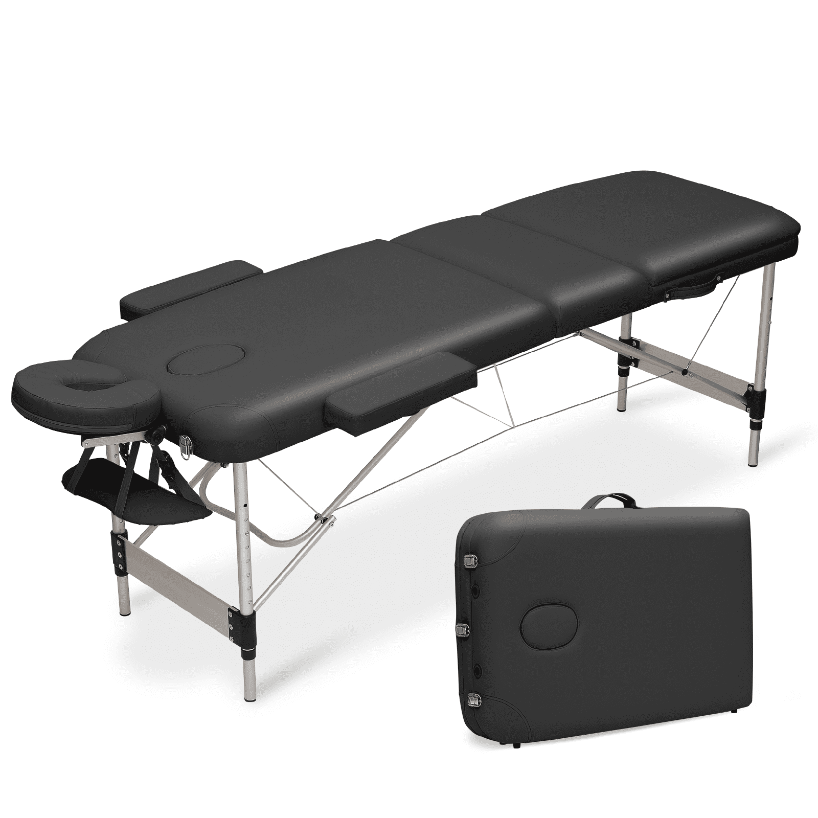 Magshion Foldable Massage Bed, Professional Adjustable Folding Bed with