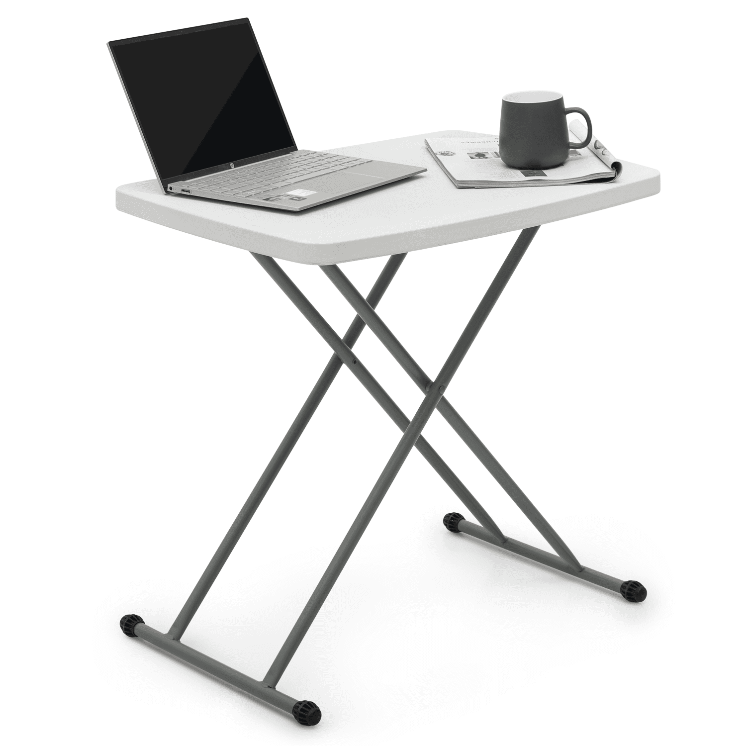 Magshion Foldable Table, 26" Height Adjustable TV Tray, Portable