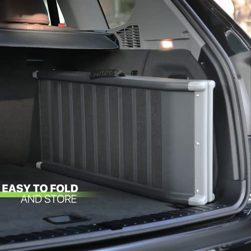 Magshion Folding Dog Ramp for Cars Trucks 63 Inch Portable Pet Ramp