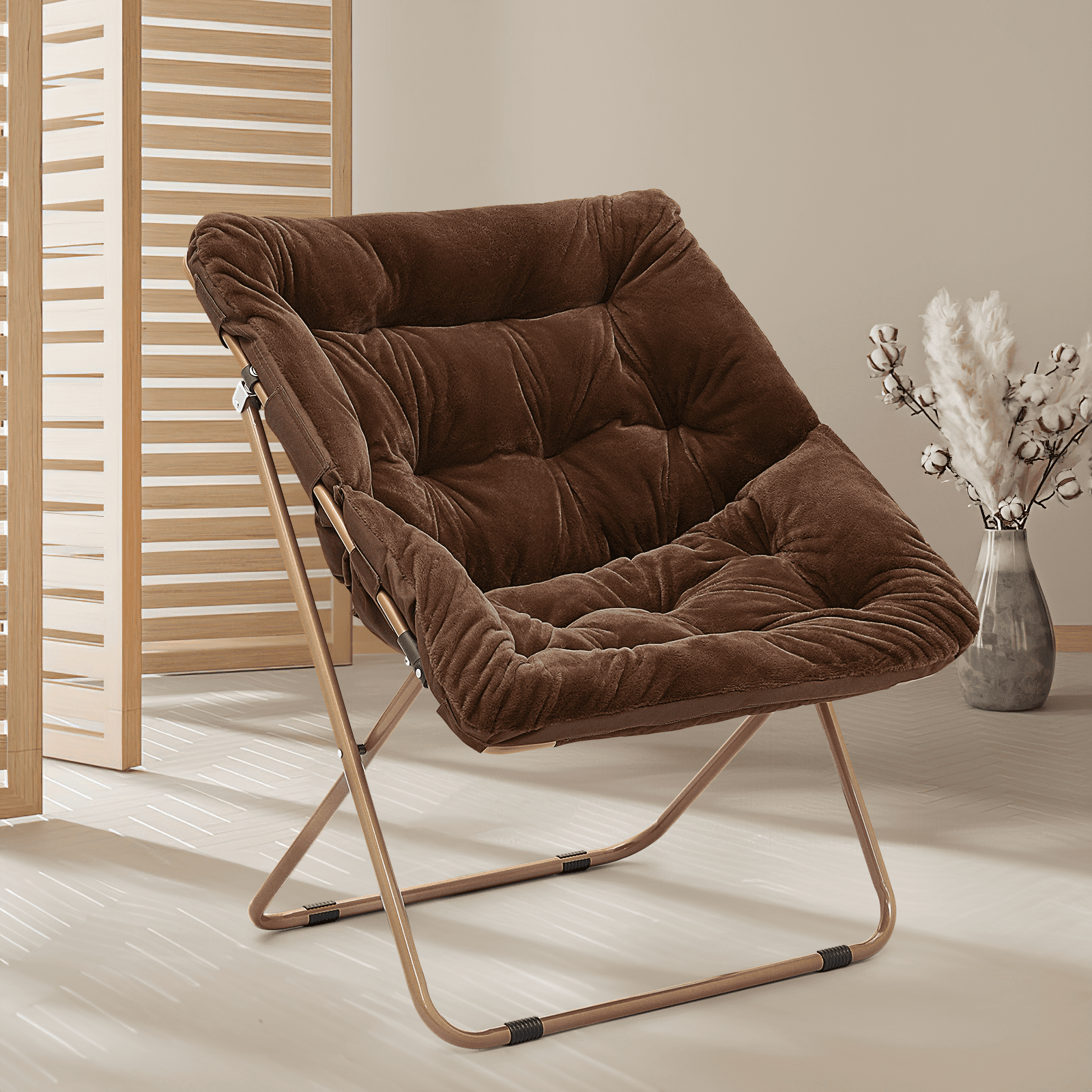 Magshion Oversized Fluffy Foldable Comfortable Chair for