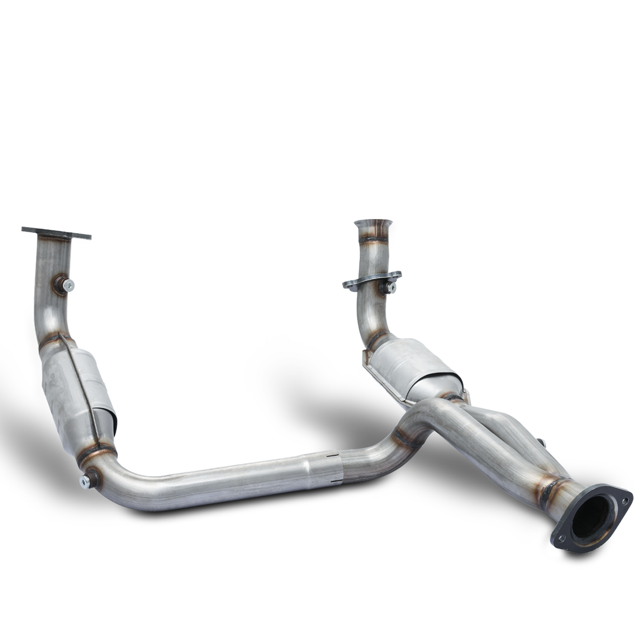 Magshion [HEAT SHIELD] Catalytic Converter Exhaust YPipe For Silverado