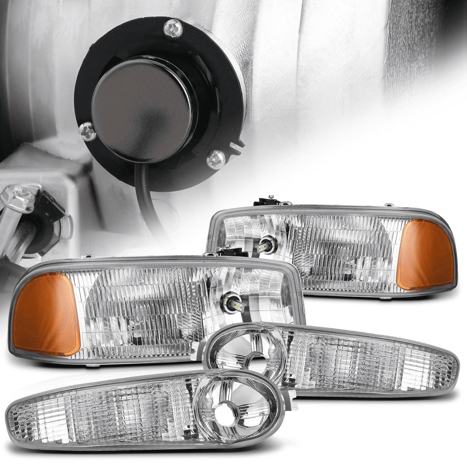 Gmc Sierra 2001 Headlights