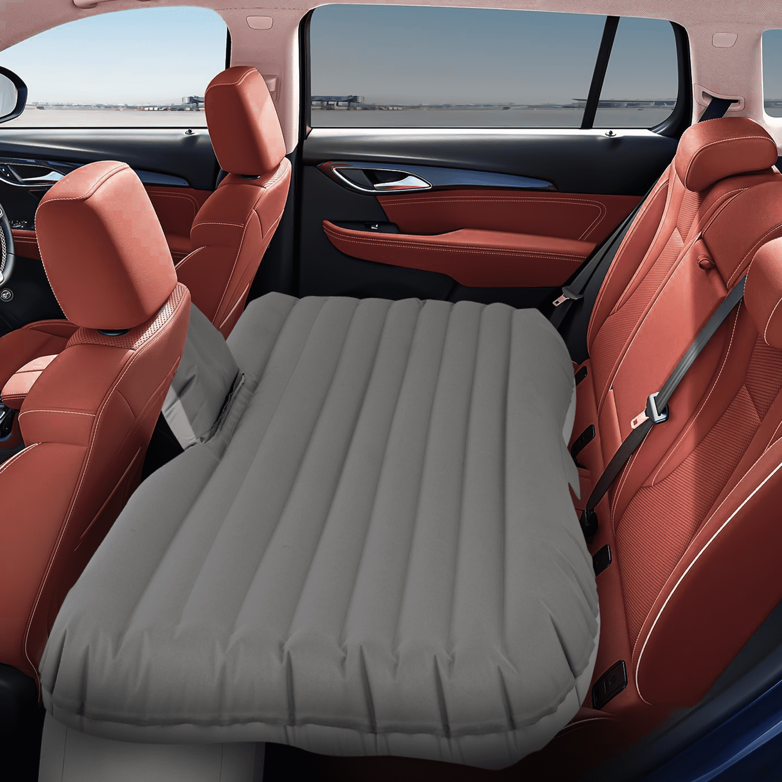 Sleeping Back Seat Travel Bed Inflatable Bed SUV Car Panda