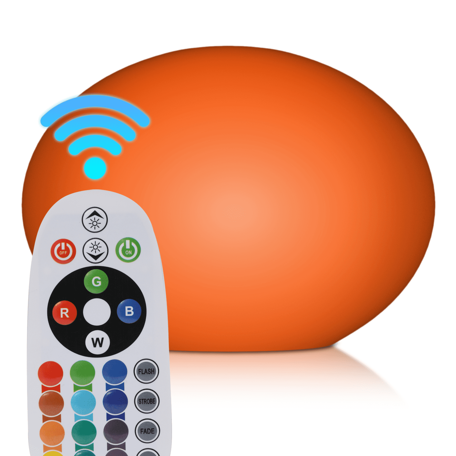 Magshion LED Cordless Egg Night Light, RGB 16 Color Changing Table Lamp, Waterproof Moon Light