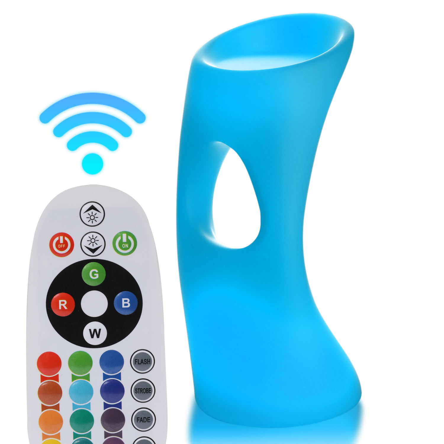 Magshion 16 Color Changing LED Light Up Decor Nightclub Bar Home Patio Party Event Club Nightlight Furniture Bar Stool Chair