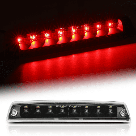 Magshion LED Rear 3rd Third Brake Light Cargo Lamp For 1994-2001 Dodge Ram 1500, 1994-2002 Dodge Ram 2500/3500, Black Housing Clear Lens