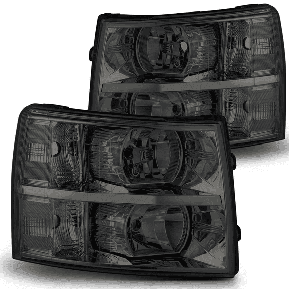 Magshion LH&RH Headlights Assembly for 07 08 09 10 11 12 13 14 Chevy Silverado 1500, 2500 3500 & HD Models Truck