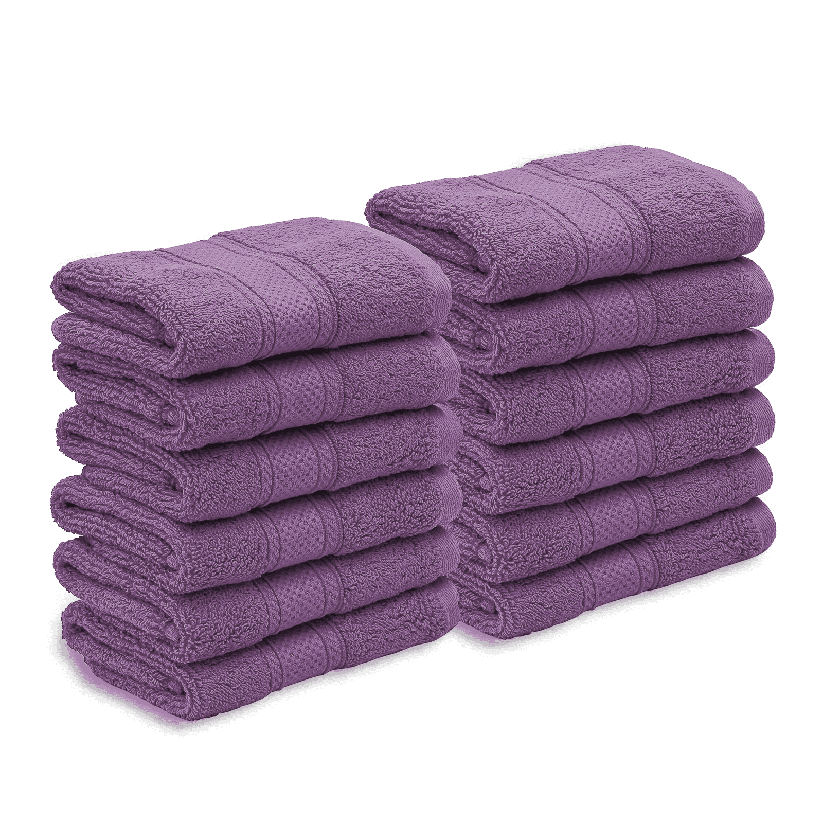 Magshion Luxurious Washcloths Set of 12, Size 12" x 12", Absorbent and