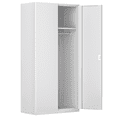 thumbnail image 1 of Magshion Metal Storage Cabinet with Locking Door, 72" Garage Storage Cabinet with 5 Adjustable Shelves, Steel Lockable File Cabinet for Office Home, White, 1 of 10
