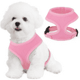 thumbnail image 1 of Magshion No Pull Mesh Dog Harness, Pet Vest Adjustable Breathable Harnesses for Dogs Walking, Pink XS, 1 of 8