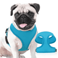 thumbnail image 1 of Magshion No Pull Mesh Dog Harness, Pet Vest Adjustable Breathable Harnesses for Dogs Walking, Sky Blue L, 1 of 8