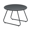 thumbnail image 1 of Magshion Patio Outdoor & Indoor Steel Patio Side Table, Weather Resistant Outdoor Round End Table for Patio, Yard, Balcony, Garden, Living Room, Bedroom, Black, 1 of 9