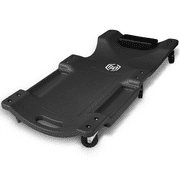 Magshion Plastic Creeper, 40-Inch Automotive Creeper with Padded Headrest, 330 lbs Capacity Rolling Garage Shop Creeper with 6 Caster Wheels, Black