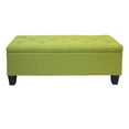 thumbnail image 1 of Magshion Rectangular Storage Ottoman Bench Tufted Footrest Lift Top Pouffe Ottoman, Coffee Table, Seat, Foot Rest, and more 42'', Linen Olive, 1 of 7