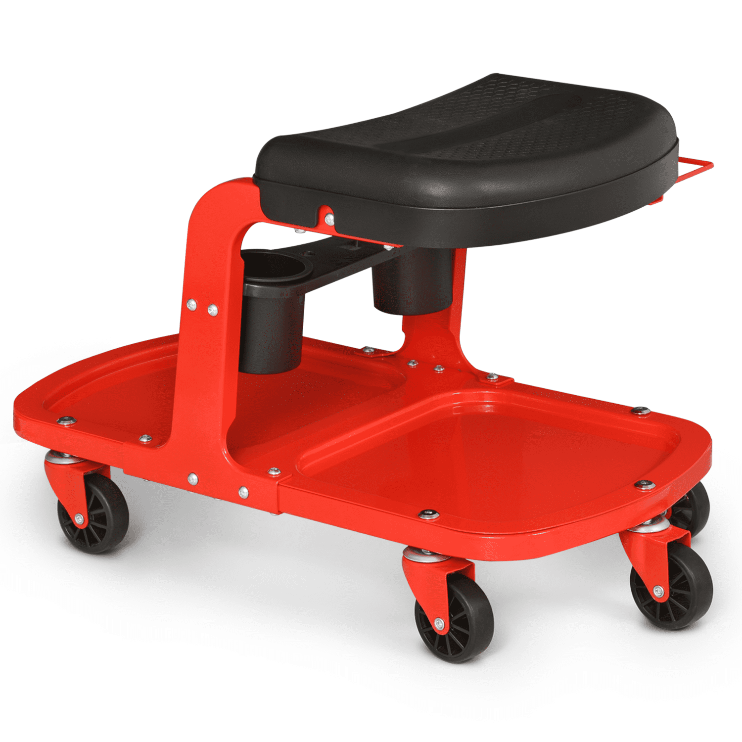 Mechanic Stool, 350 LBS Capacity Rolling Shop Stool With