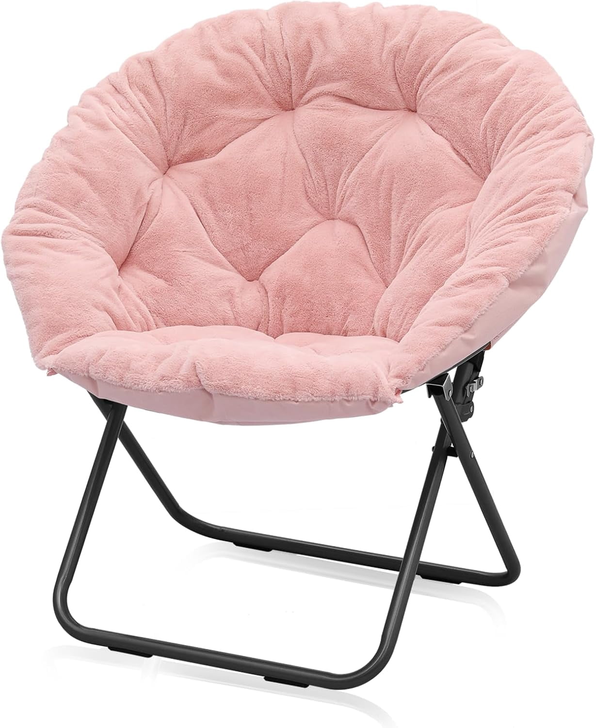 Magshion Round Foldable Oversized Saucer Moon Chairs Set of 2 for ...