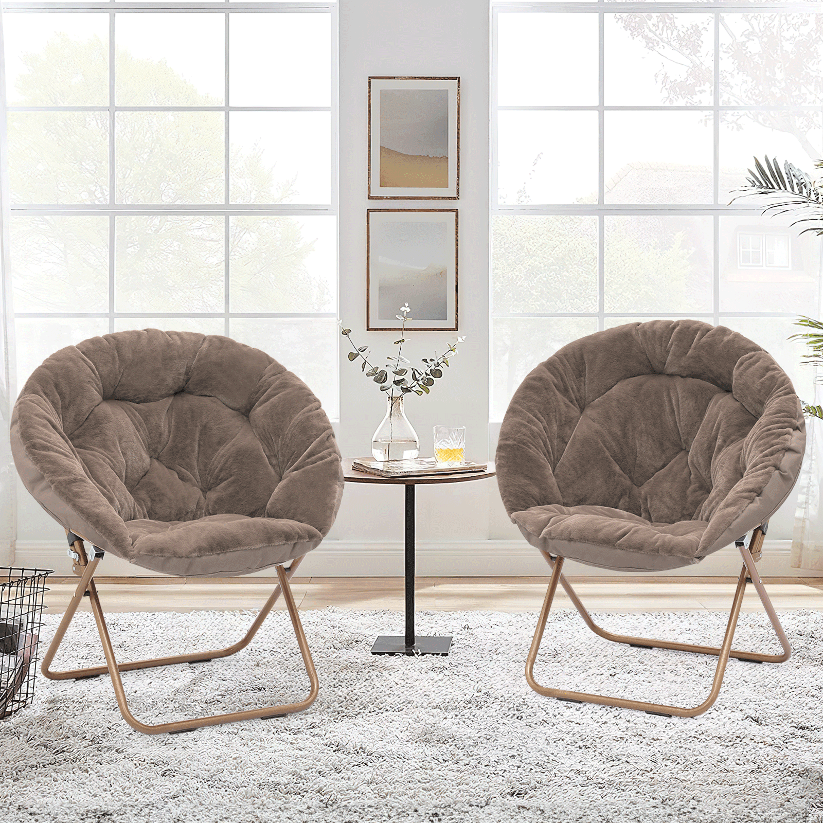 【MARKET B】BROMSON vintage chair WFC063 Mid-century Armchair Vintage Green Boucle Cushion Wooden