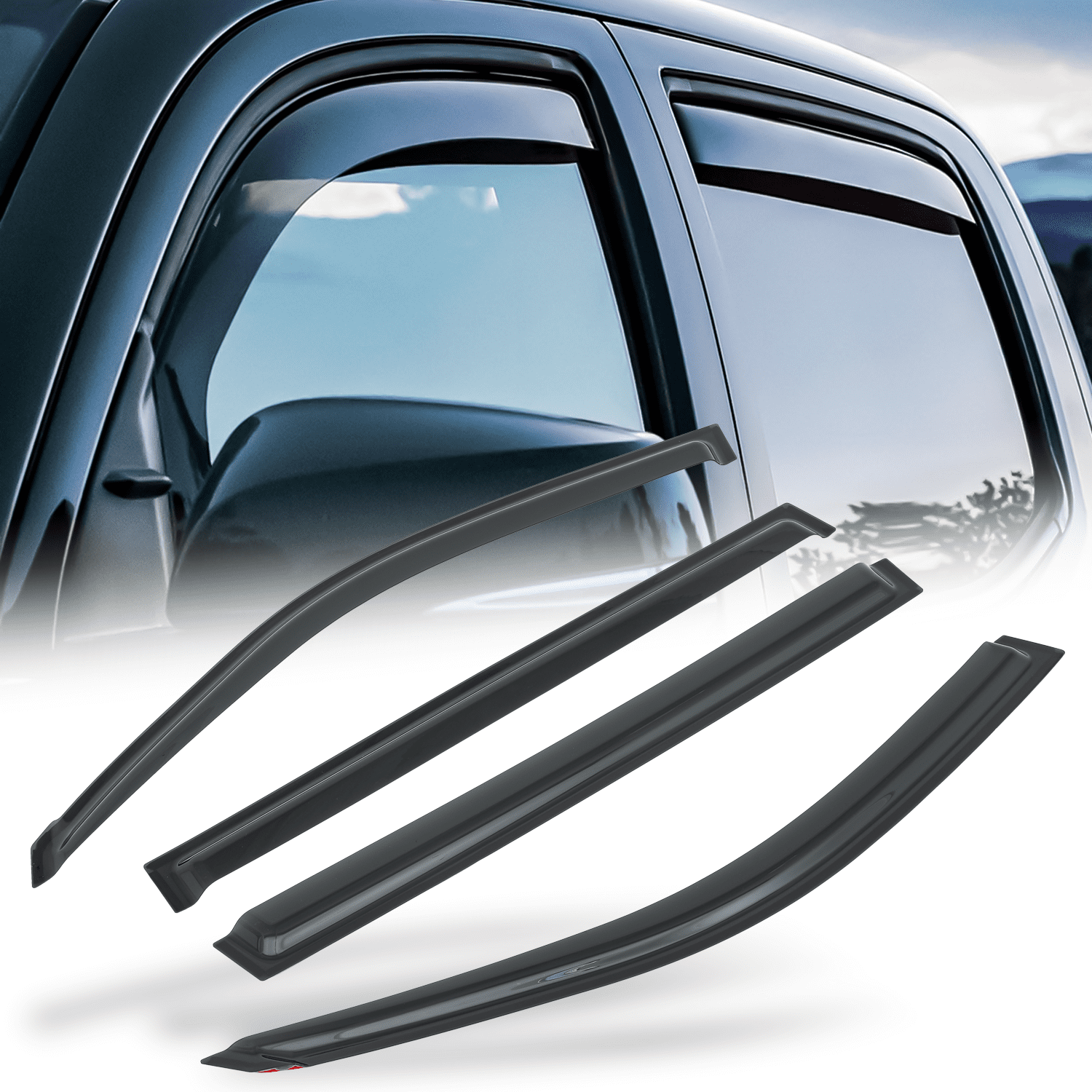 Wade Ultraguard Smoke Tint Bug Shield - Front End Protector For Hood & Windshield - View #11
