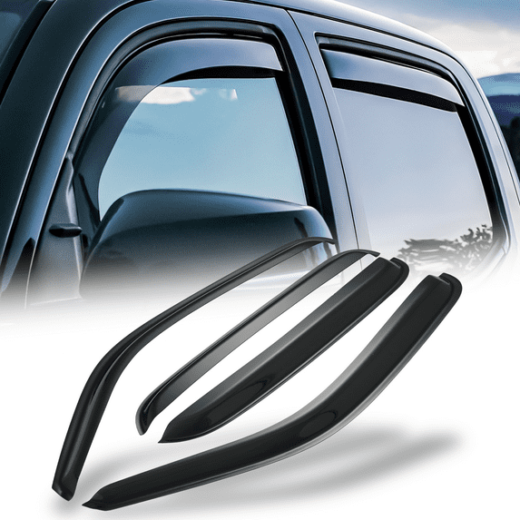 Magshion Set of 4 Tape-On Window Visor Shade Vent Wind Deflector for 00-06 Chevy Tahoe / 00-06 Gmc Yukon