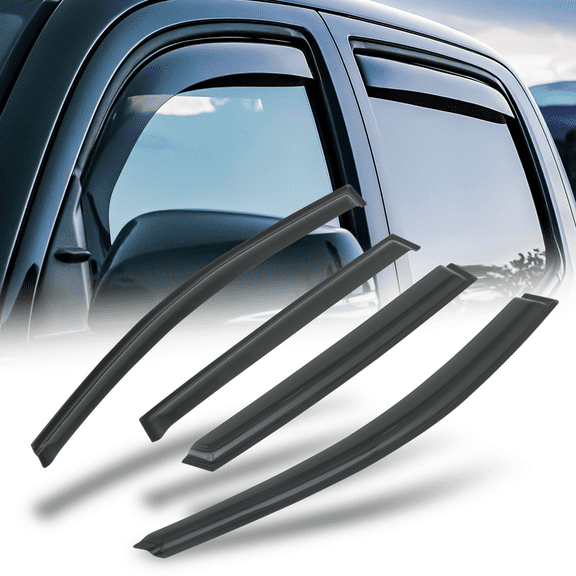 Magshion Set of 4 Tape-On Window Visor Shade Vent Wind Rain Deflector Guard for 2013-2016 Ford Escape