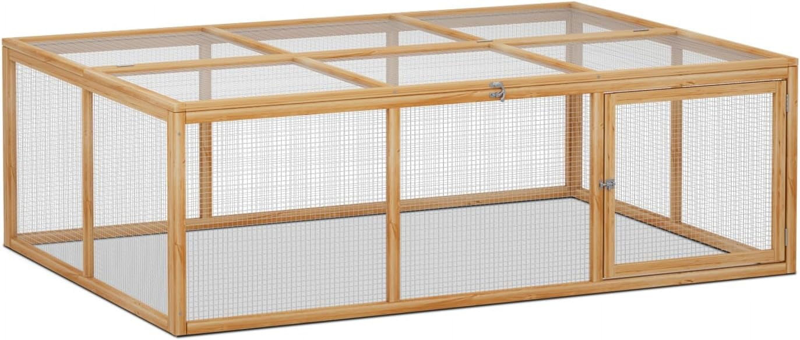 Magshion Spacious Wooden Chicken Coop Bunny Rabbit Hutch Pet Playpen ...
