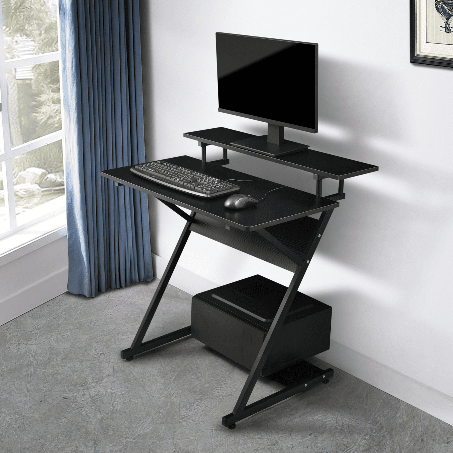 Magshion Small Compact Standing Desk, Modern Laptop Table with Monitor ...