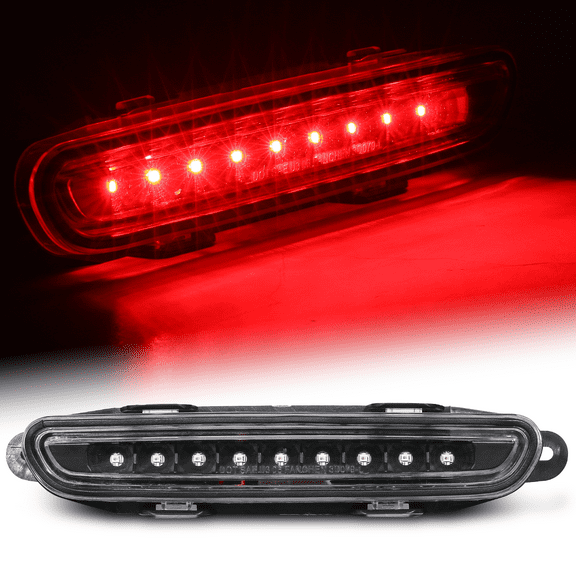 Magshion Third 3rd Brake Light, Car LED Brake Light for 2006 2007 2008 2009 2010 Dodge Charger, Black Housing Clear Lens