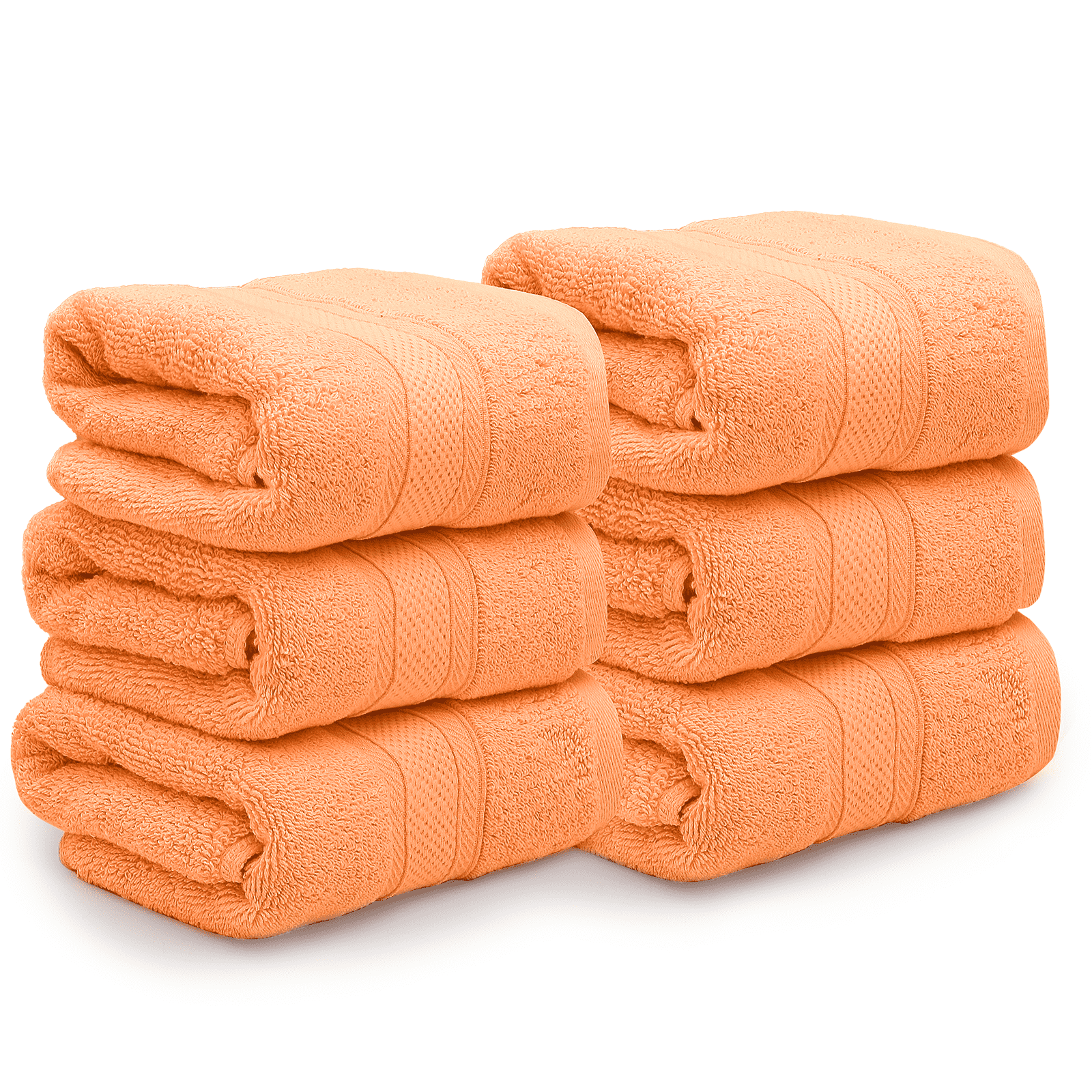 Magshion Ultra Soft 6Piece Hand Towel Set 16x28, 100 Cotton Highly