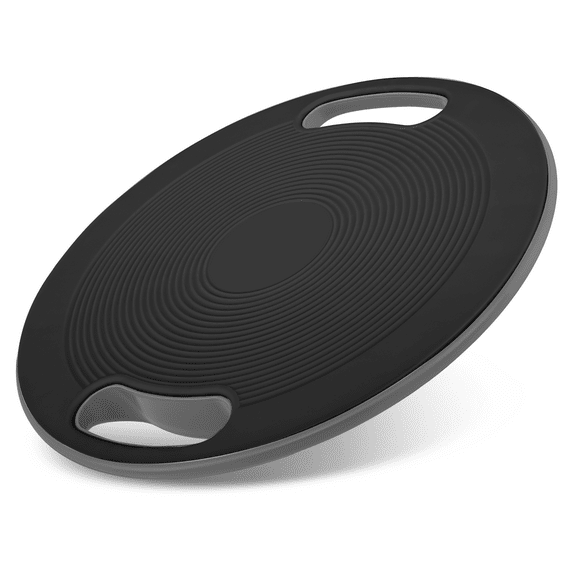 Magshion Wobble Balance Board for Standing Desk, Exercise Balance Trainer with 360° Rotation and Handle, Physical Therapy and Core Training, Black