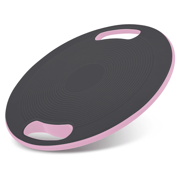 Magshion Wobble Balance Board for Standing Desk, Exercise Balance Trainer with 360° Rotation and Handle, Physical Therapy and Core Training, Gray