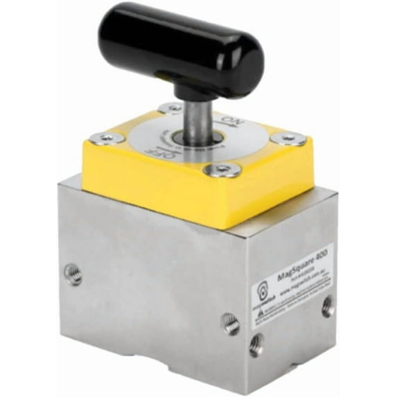 Magswitch MagSquare 400 Magnetic Welding Square Base Clamp Holder for Welding Kit, Tools, Supplies and Accessories, Magnet Switch with On/Off Capabilities, 400 lb Holding Force