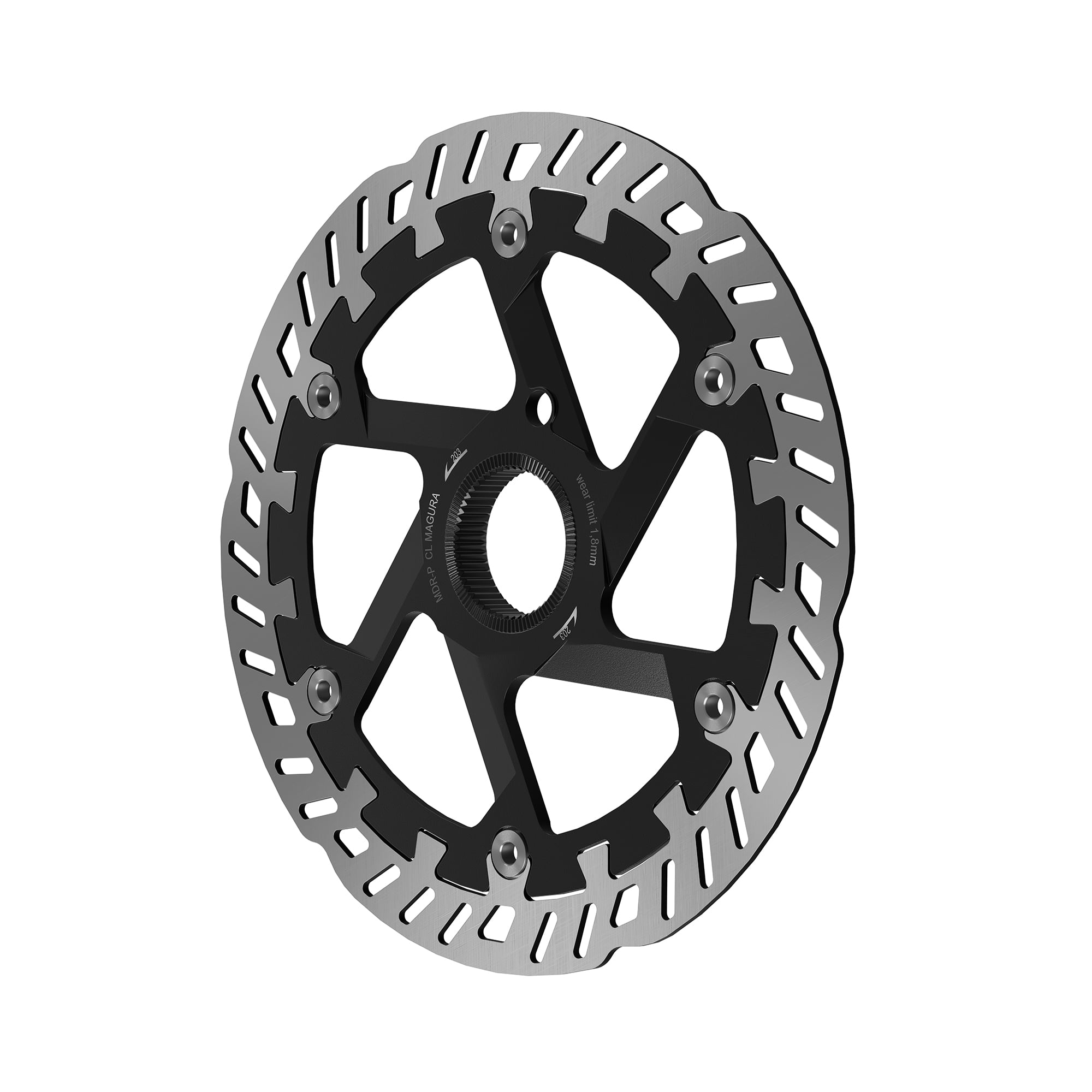 MAGURA MDR-P 203mm 6ボルト ブレーキローター 2枚 Magura MDR-P CL Disc Brake Rotor - 203mm, CenterLock - Walmart.com
