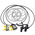 thumbnail image 1 of Magura MT7 Pro 4-Piston Post Mount Hydraulic Disc Brake Set w/ 180mm Rotor (F+R) #MG2558, 1 of 7
