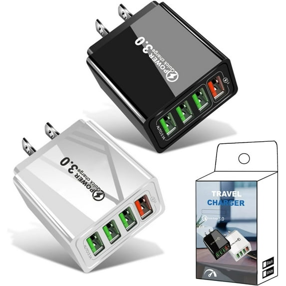 Magvolt Charger, Mag Volt Pro Phone Charger, 4-Port Chargers, Multi-Protection System, Travel Fast Charging, for All Phones (2PCS*A)