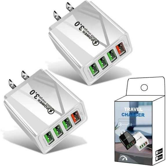 Magvolt Charger, Mag Volt Pro Phone Charger, 4-Port Chargers, Multi-Protection System, Travel Fast Charging, for All Phones (2PCS*C)