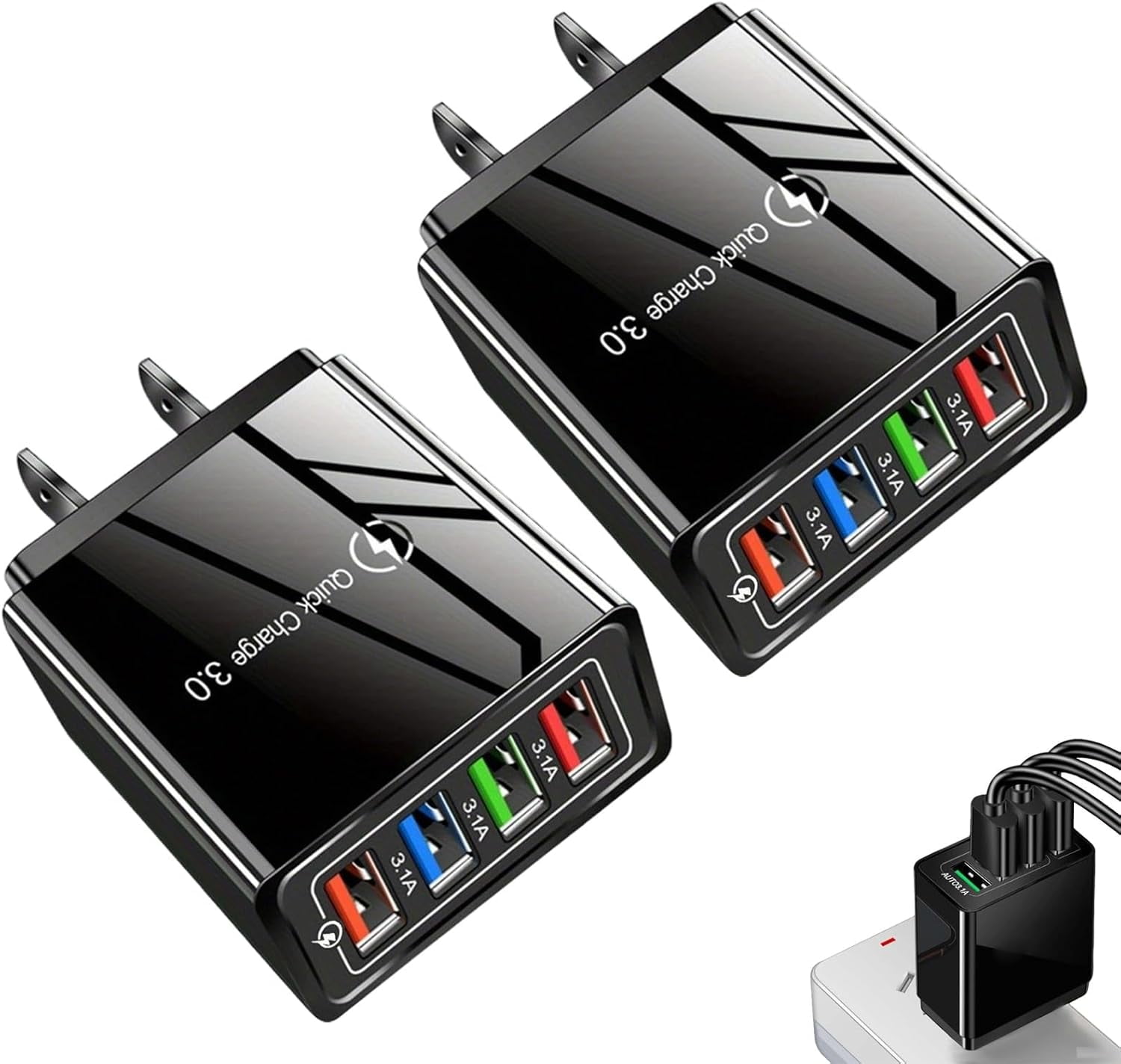 Curated visual reference: Picture Idea: Magvolt Pro Phone Charger 4 Port Quick Charge 3 0