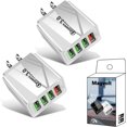thumbnail image 1 of Magvolt Pro Phone Charger, Mag Volt Pro Phone Charger, 4-Port Wall with Intelligent Temperature Control, for All Phones (Black*2PCS), 1 of 8