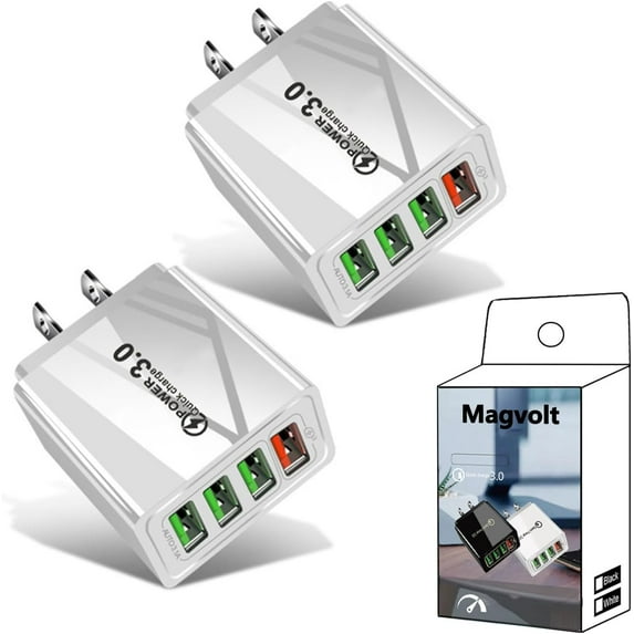 Magvolt Pro Phone Charger, Mag Volt Pro Phone Charger, 4-Port Wall with Intelligent Temperature Control, for All Phones