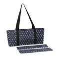 thumbnail image 1 of Mah Jongg Direct Blue & Silver MJ Designer Logo Soft Replacement Case, includes two matching wraps and a bonus bag, (Replacement Soft Case Only - tiles, trays, racks and pushers not included), 1 of 4