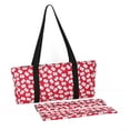thumbnail image 1 of Mah Jongg Direct Red Color Tiles  MJ Designer Logo Soft Replacement Case, includes two matching wraps and a bonus bag, (Replacement Soft Case Only - tiles, trays, racks and pushers not included), 1 of 4