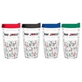 thumbnail image 1 of Mah Jongg Direct - Tumbler 16 oz - Mah Jongg Tile Design Tritan USA Drinkware (4 Asst 16oz Tumblers), 1 of 6