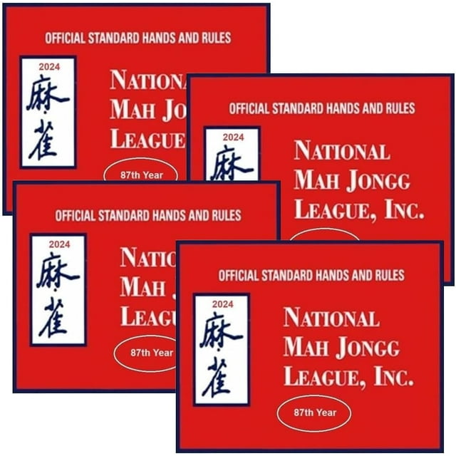 Mah Jongg League 2024 Large Size Card,Mah Jongg Card,Mahjong Cards 2024