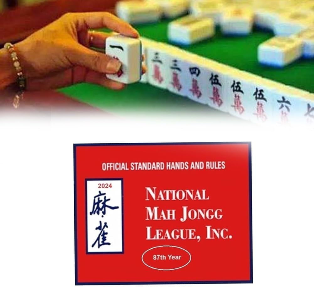 Mah Jongg League 2025 Large Size Card,Mah Jongg Card,Mahjong Cards 2025