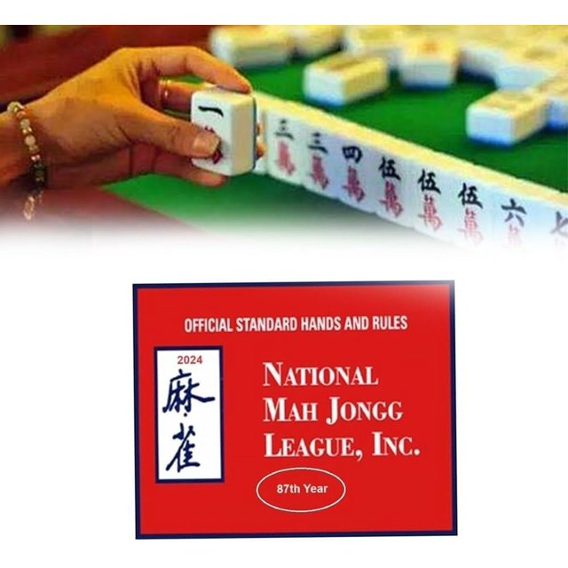 Mah Jongg League 2025 Large Size Card, Mah Jongg Card, National Mahjong