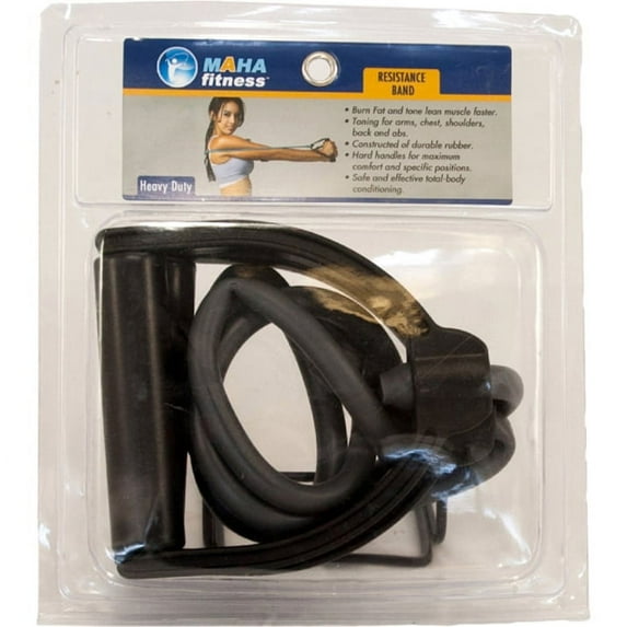 Maha Fitness Resistance Band With Hard Handles 1-Piece