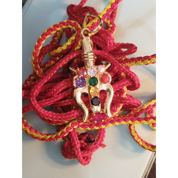 Maha Tantra Sudarshan Raksha Kavach Pendant Energized By Swamiji Protection