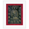 thumbnail image 1 of Mahakali and Mahakala (Great Black One) - Buddhist Tantric Deities - Vintage Tibetan Thangka Buddhist Painting - Tibet, 17th Century - Fine Art Rolled Canvas Print 11in x 14in, 1 of 4