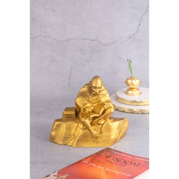Mahakavya Hanuman Idol with an Antique Finish - 6 Inches